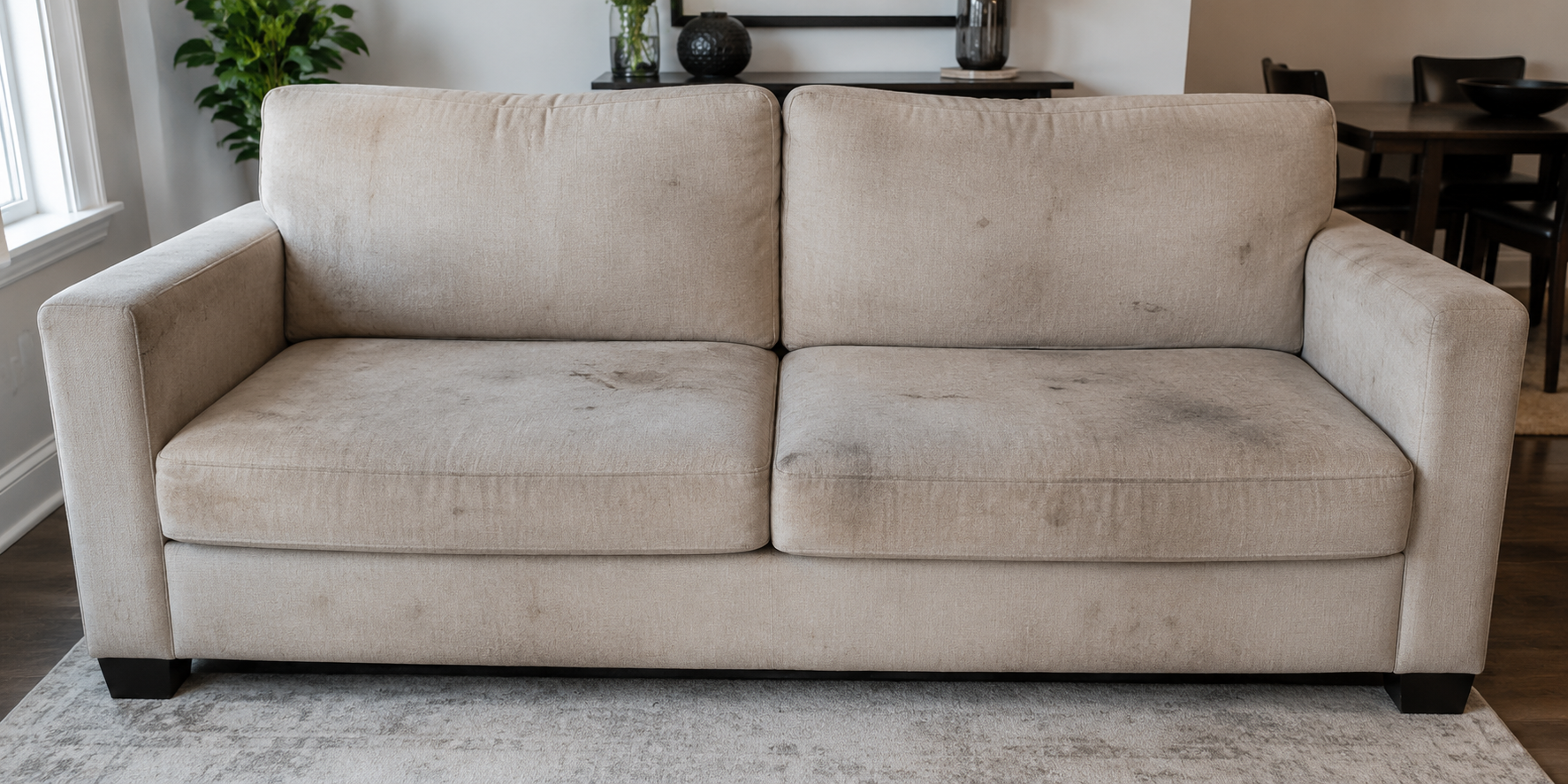 Upholstery cleaning Cambridge before sofa clean